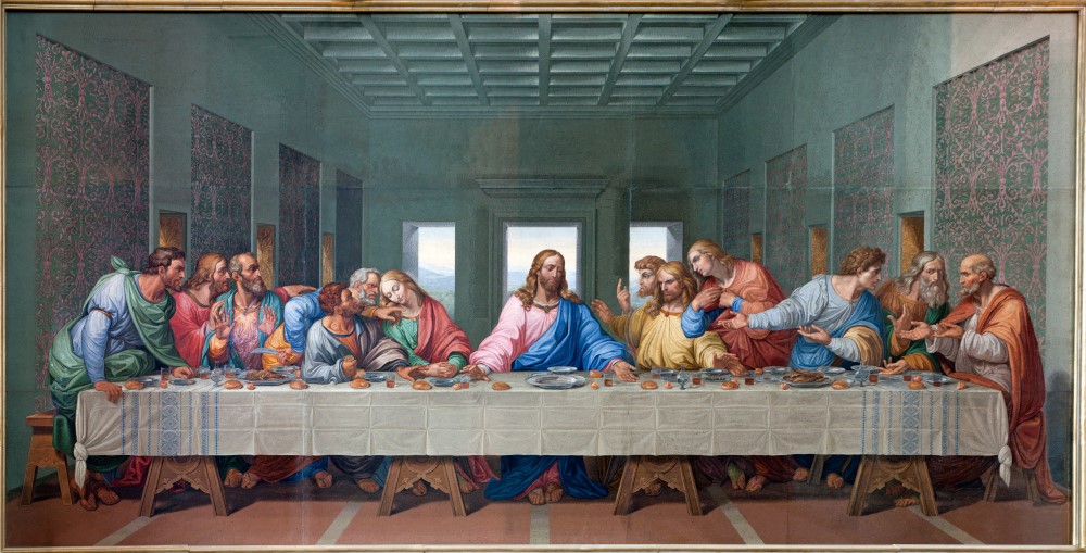 Last supper of Jesus Leonardo da Vinci